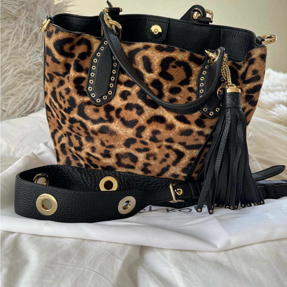 Michael Kors Brooklyn Calf Hair Satchel